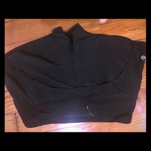 Lululemon black speed shorts size 6